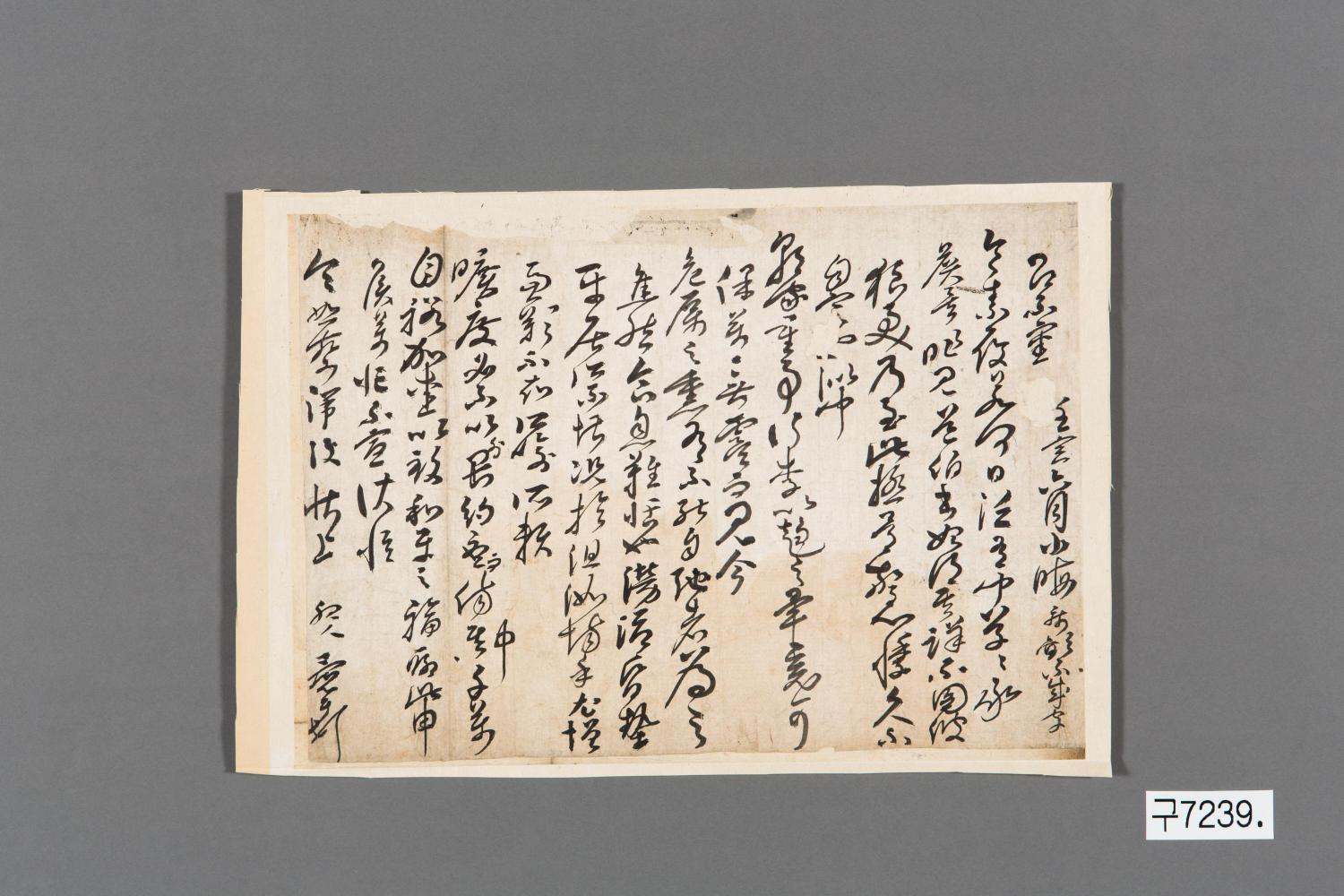 조속이 쓴 편지 대표이미지