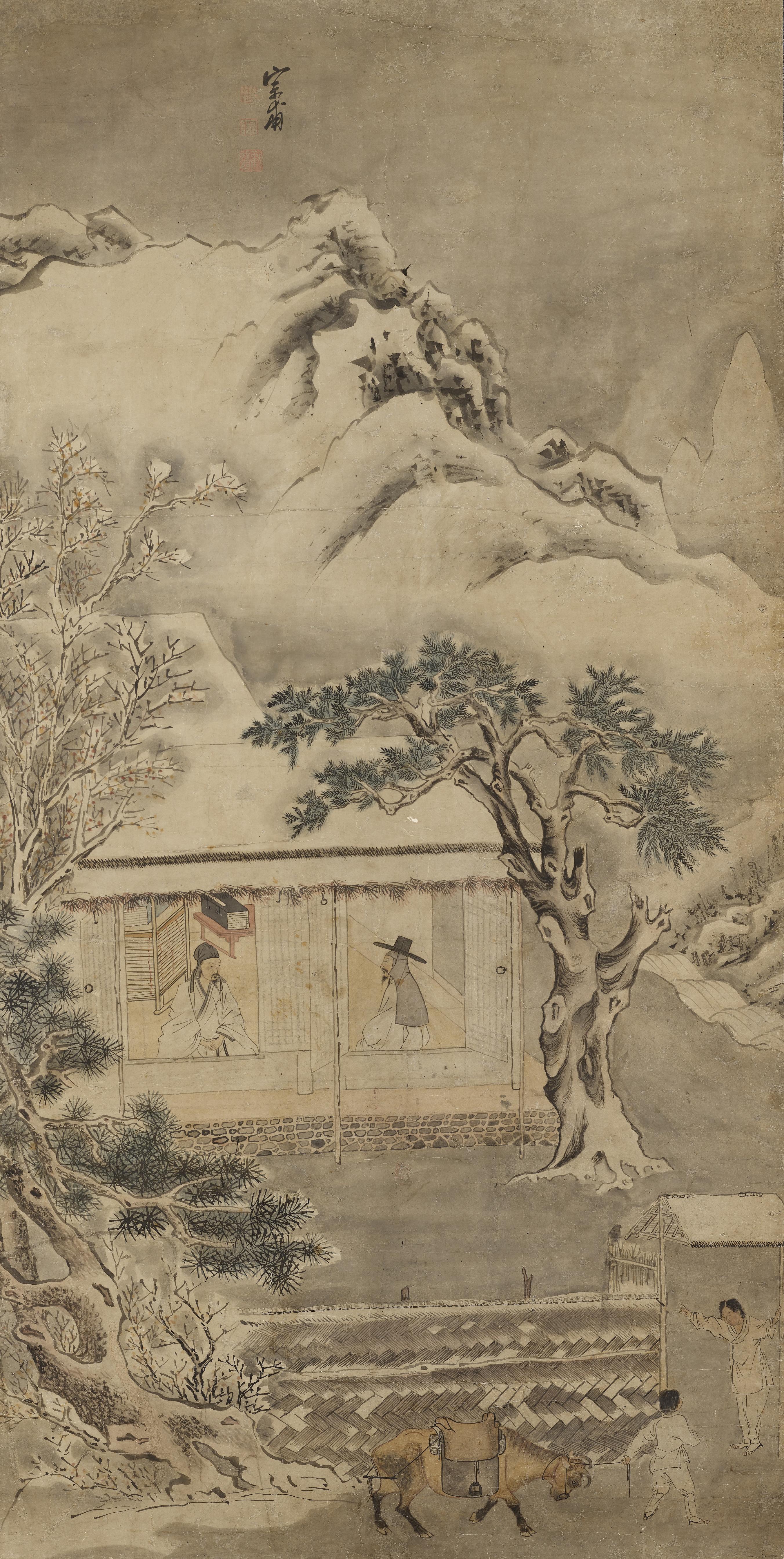 눈길을 헤치고 벗을 찾아가다 대표이미지