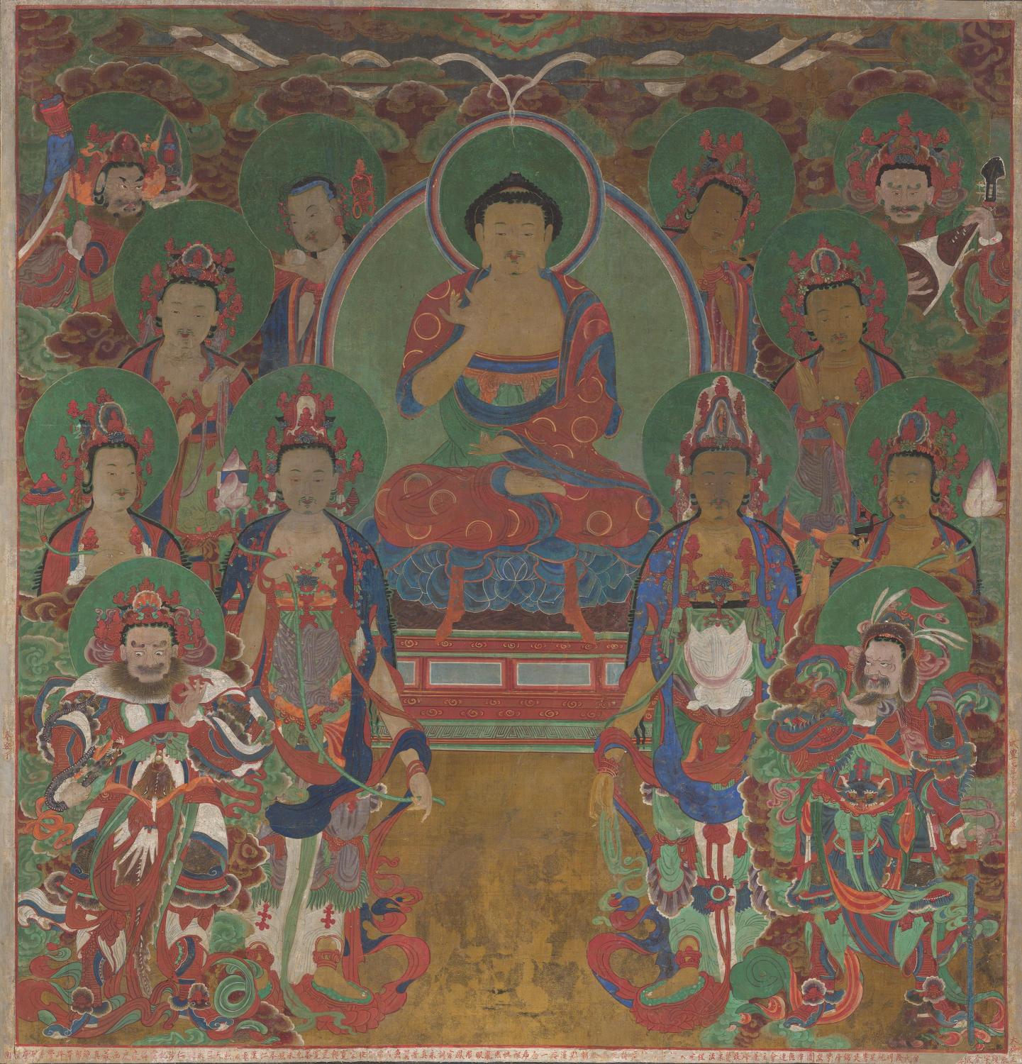 극락에서 설법하는 아미타불 대표이미지