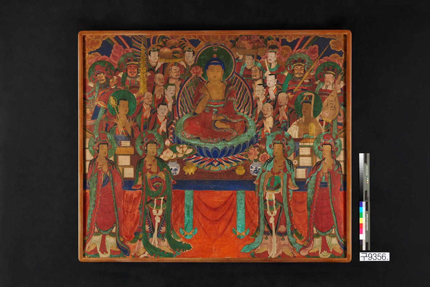 극락에서 설법하는 아미타불 대표이미지