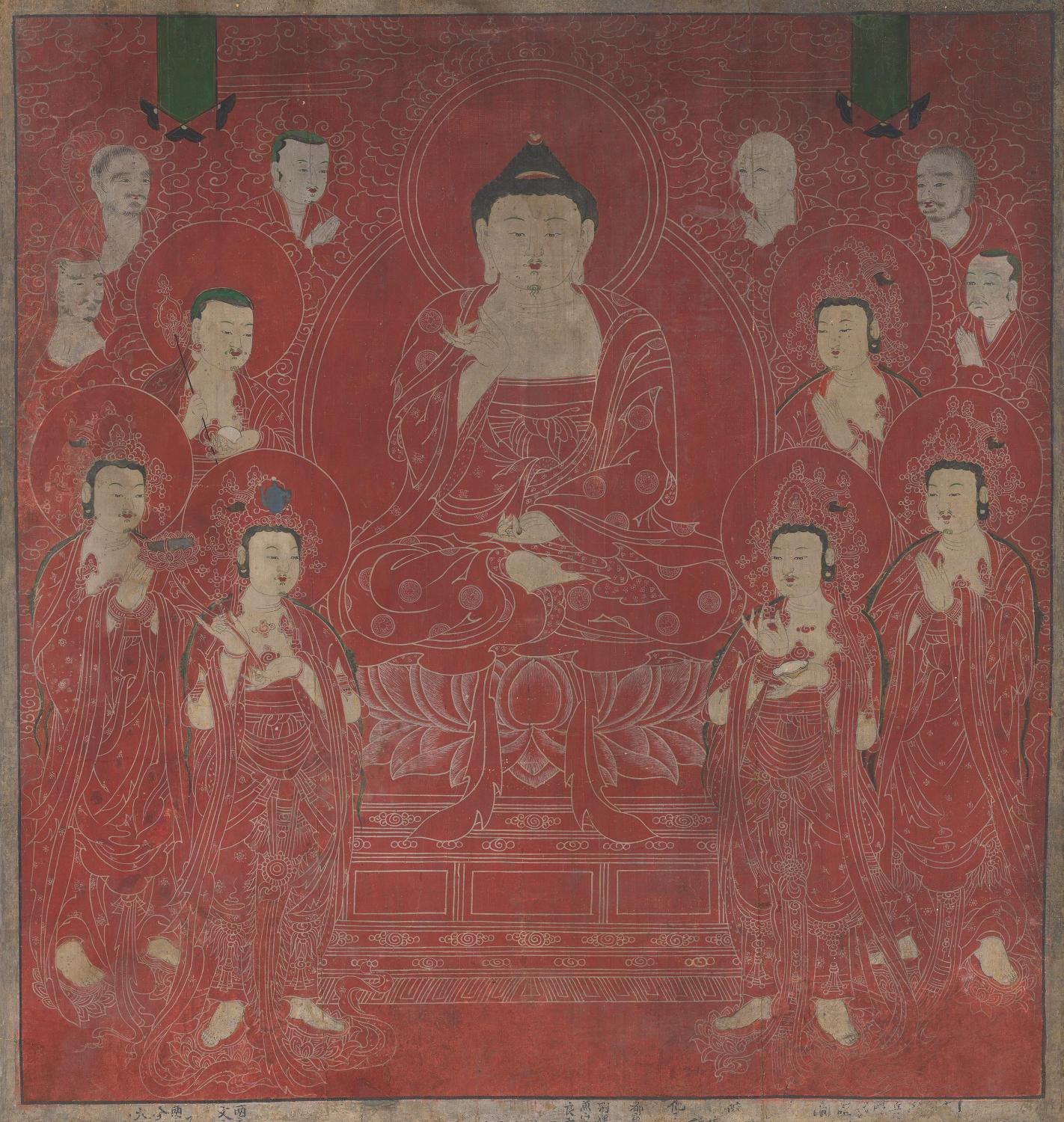 극락에서 설법하는 아미타불 대표이미지