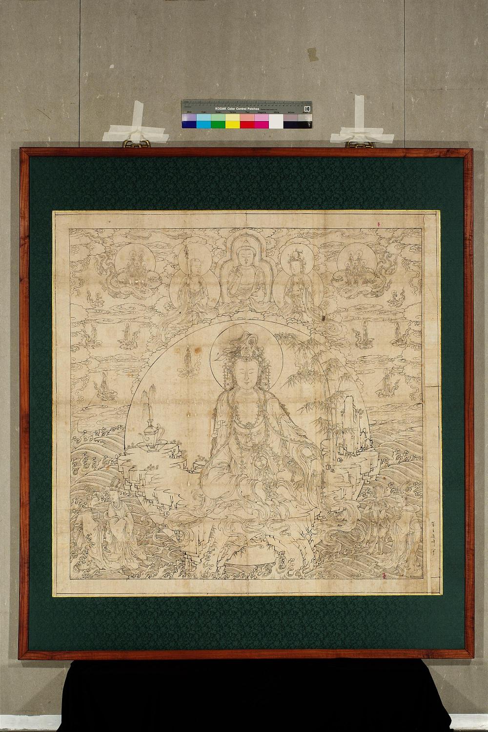 자비로 중생을 구제하는 관음보살 밑그림 대표이미지