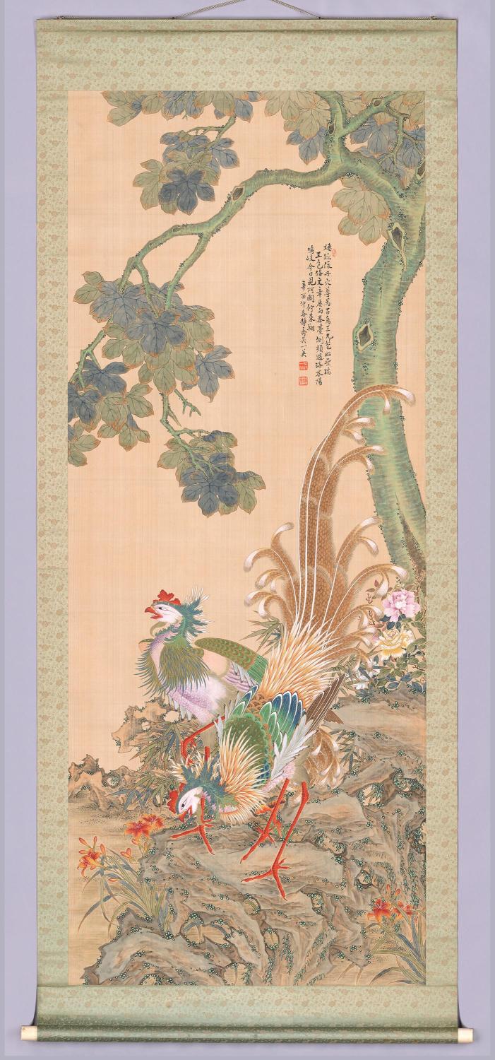 오동나무 아래 봉황 대표이미지