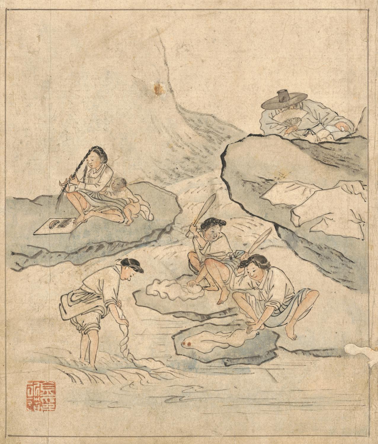빨래터漂母